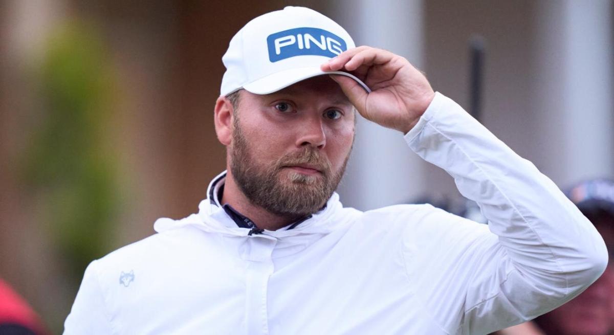 Golfer Daniel Brown